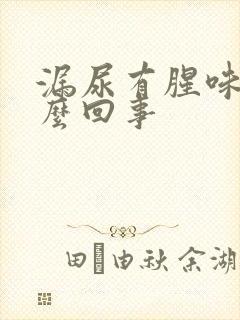 漏尿有腥味是怎么回事