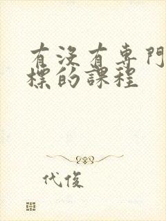 有没有专门学音标的课程