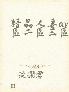 精品人妻av一区二区三区
