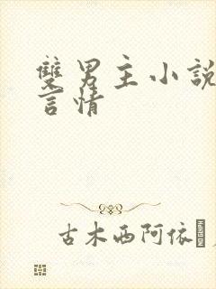 双男主小说古代言情