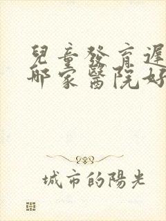 儿童发育迟滞去哪家医院好