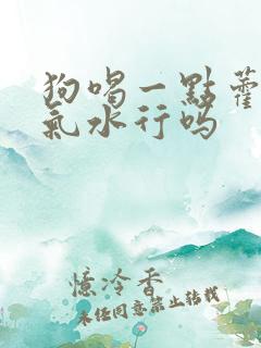 狗喝一点藿香正气水行吗