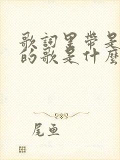 歌词里带是不是的歌是什么歌