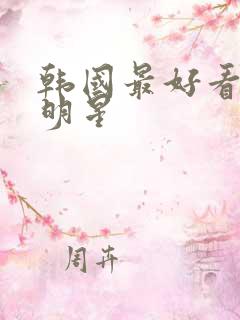 韩国最好看的女明星