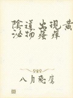 阴道出现黄色分泌物瘙痒