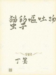 猫的呕吐物里有虫子