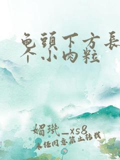 龟头下方长了两个小肉粒