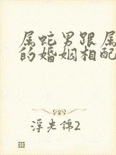 属蛇男跟属狗女的婚姻相配吗