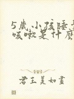 5岁小孩睡觉就咳嗽是什么原因