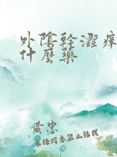 外阴干涩痒痛用什么药