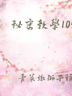 秘密教学105
