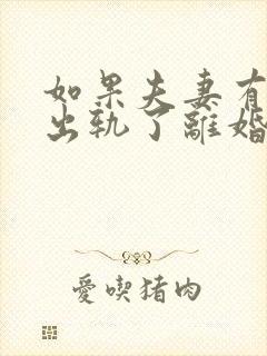 如果夫妻有一方出轨了离婚怎么判