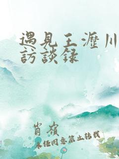 遇见王沥川导演访谈录