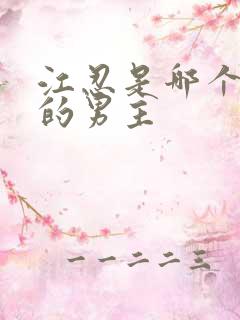 江忍是哪个小说的男主