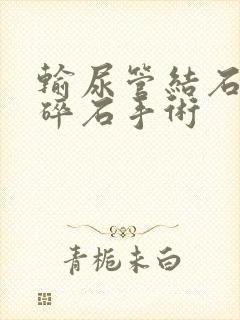 输尿管结石体外碎石手术