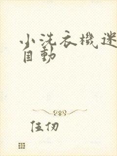 小洗衣机迷你全自动