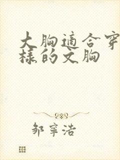 大胸适合穿什么样的文胸