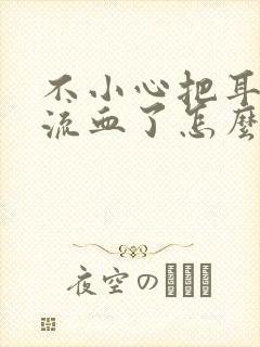 不小心把耳朵掏流血了怎么办