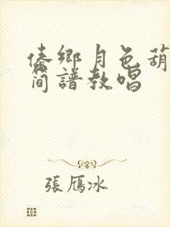 傣乡月色葫芦丝简谱教唱