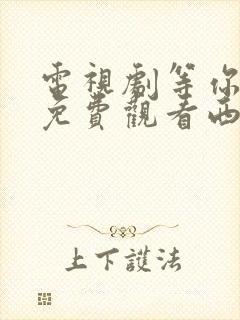 电视剧等你爱我免费观看西瓜