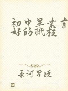 初中毕业有什么好的职校