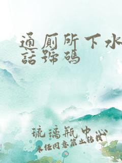 通厕所下水道电话号码