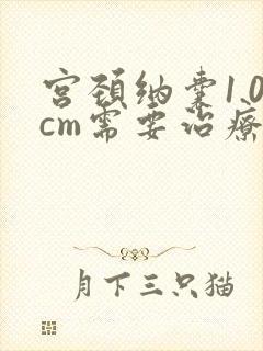 宫颈纳囊1.0cm需要治疗吗