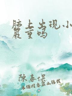 肺上出现小结节严重吗