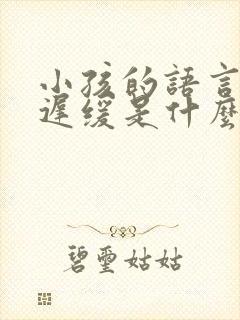 小孩的语言发育迟缓是什么表现