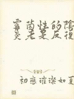 霉菌性的阴道发炎老是反复怎么办