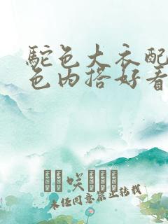 驼色大衣配啥颜色内搭好看