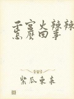 子宫火辣辣的痛怎么回事