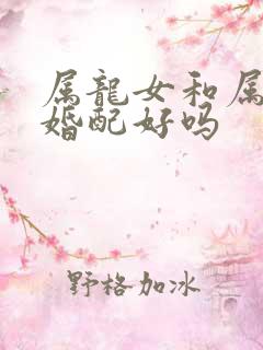 属龙女和属羊男婚配好吗