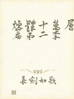 炼体十万层都市篇第二季