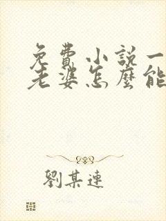 免费小说一我的老婆怎么能这么可爱?