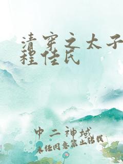 清穿之太子宠妃程佳氏