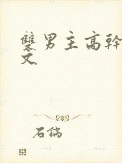 双男主高干海棠文