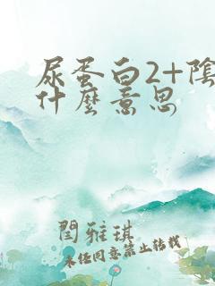 尿蛋白2+阴性什么意思