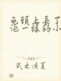 龟头上长了像水泡一样的小疙瘩