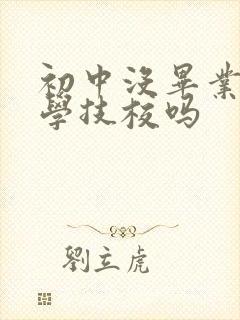 初中没毕业可以学技校吗