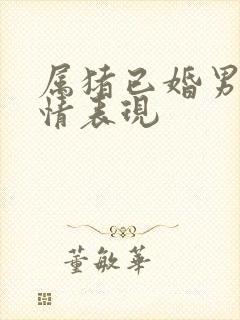 属猪已婚男婚外情表现