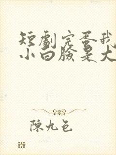 短剧完蛋我养的小白脸是大佬演员表