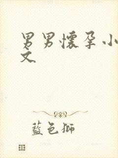 男男怀孕小说古文