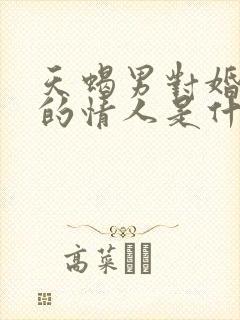 天蝎男对婚外情的情人是什么样