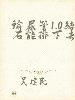 输尿管1.0结石能排下去吗