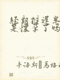 经期推迟半个月是怀孕了吗