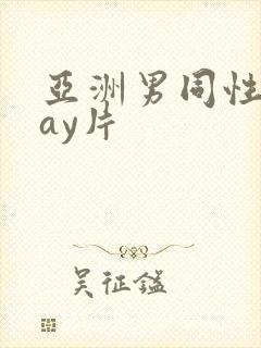 亚洲男同性恋gay片