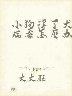 小狗得了犬瘟热病毒怎么办