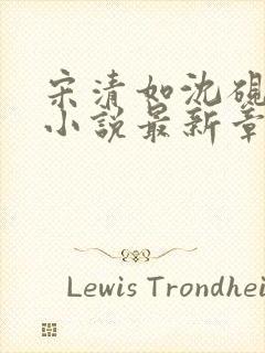 宋清如沈砚窦临小说最新章节更新时间表