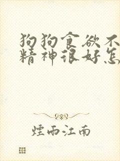 狗狗食欲不好但精神很好怎么回事